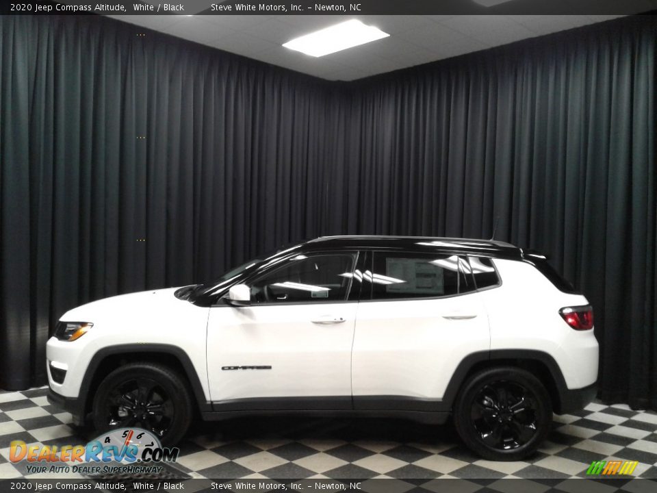 2020 Jeep Compass Altitude White / Black Photo #1