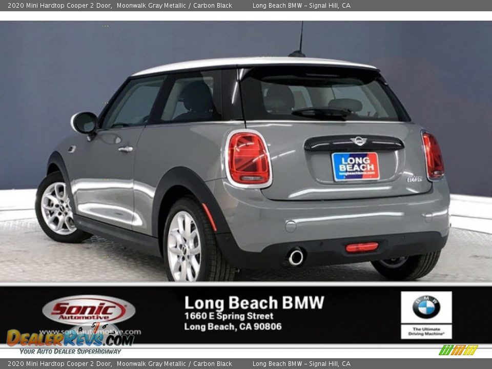 2020 Mini Hardtop Cooper 2 Door Moonwalk Gray Metallic / Carbon Black Photo #2