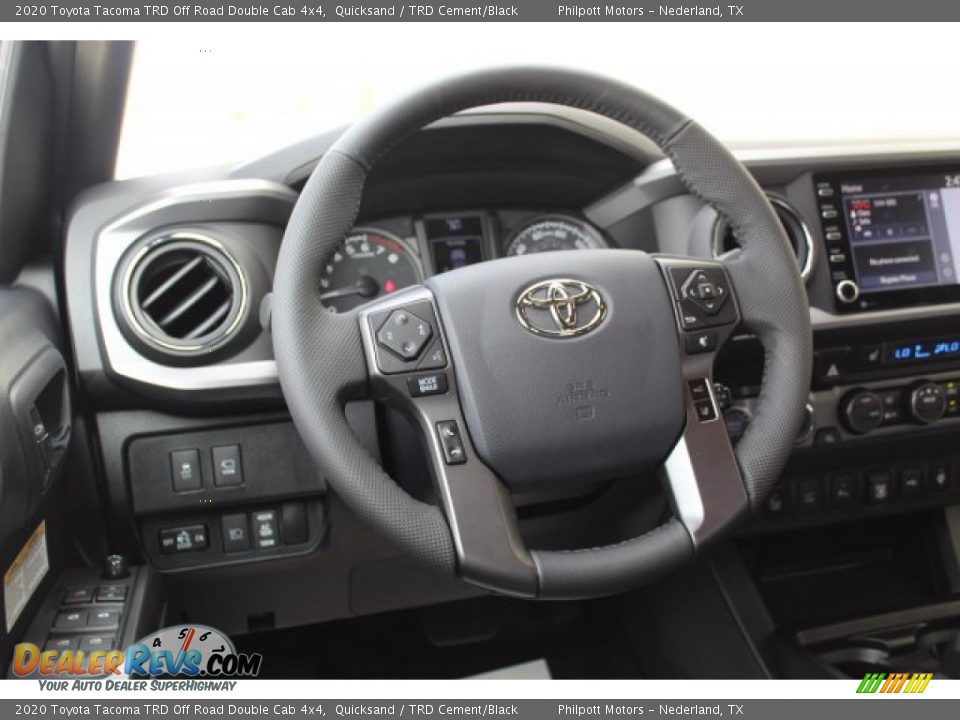 2020 Toyota Tacoma TRD Off Road Double Cab 4x4 Steering Wheel Photo #22