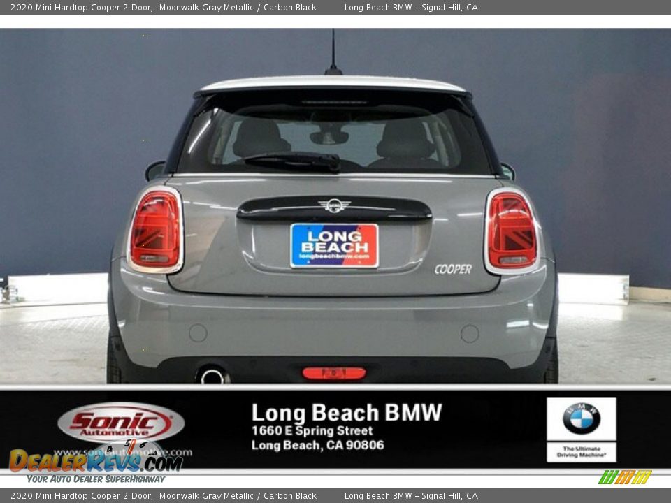 2020 Mini Hardtop Cooper 2 Door Moonwalk Gray Metallic / Carbon Black Photo #3