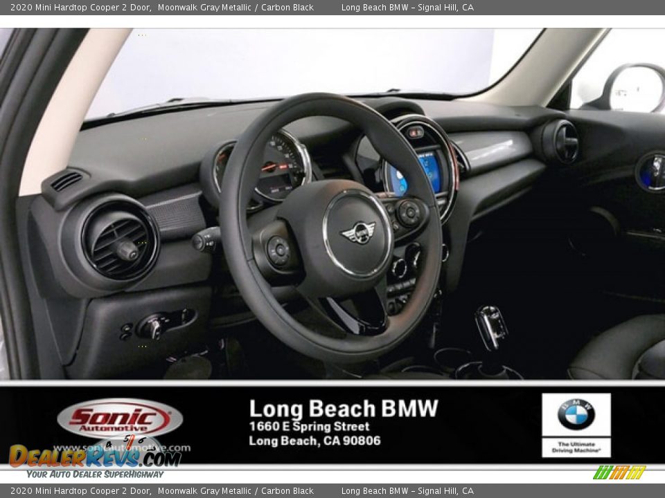 2020 Mini Hardtop Cooper 2 Door Moonwalk Gray Metallic / Carbon Black Photo #4