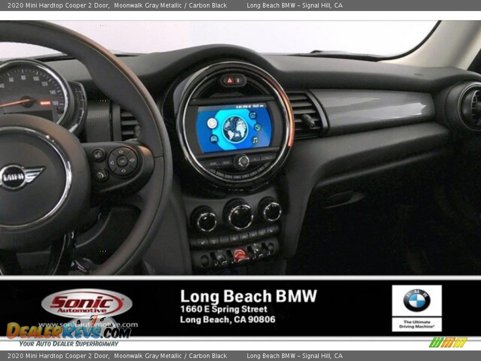2020 Mini Hardtop Cooper 2 Door Moonwalk Gray Metallic / Carbon Black Photo #5