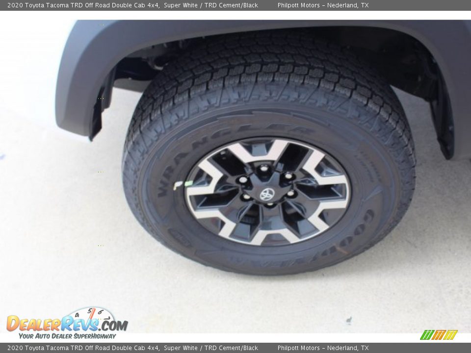 2020 Toyota Tacoma TRD Off Road Double Cab 4x4 Super White / TRD Cement/Black Photo #5