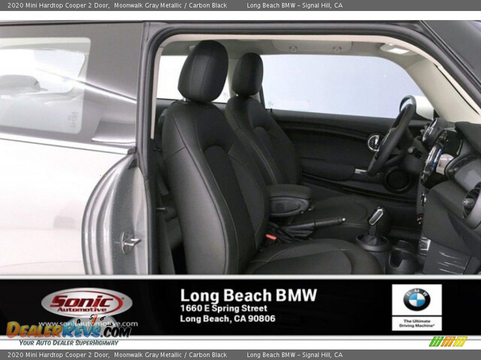 2020 Mini Hardtop Cooper 2 Door Moonwalk Gray Metallic / Carbon Black Photo #7