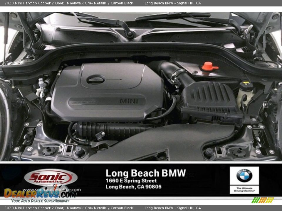2020 Mini Hardtop Cooper 2 Door Moonwalk Gray Metallic / Carbon Black Photo #8