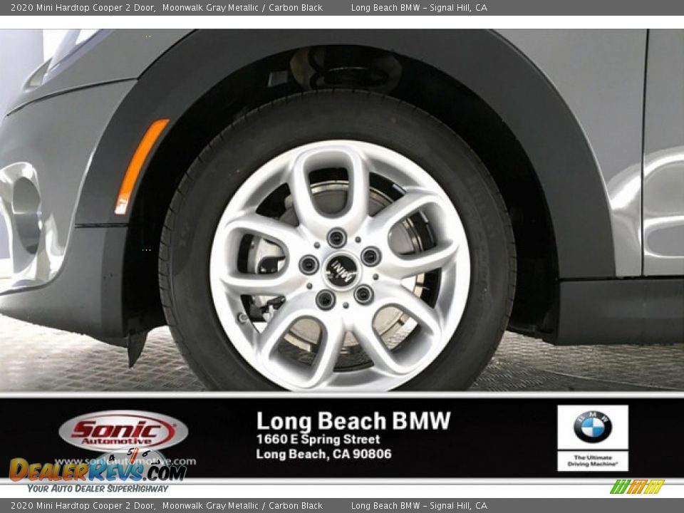 2020 Mini Hardtop Cooper 2 Door Moonwalk Gray Metallic / Carbon Black Photo #9