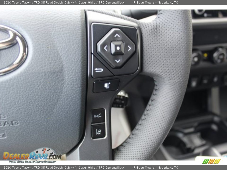 2020 Toyota Tacoma TRD Off Road Double Cab 4x4 Super White / TRD Cement/Black Photo #13
