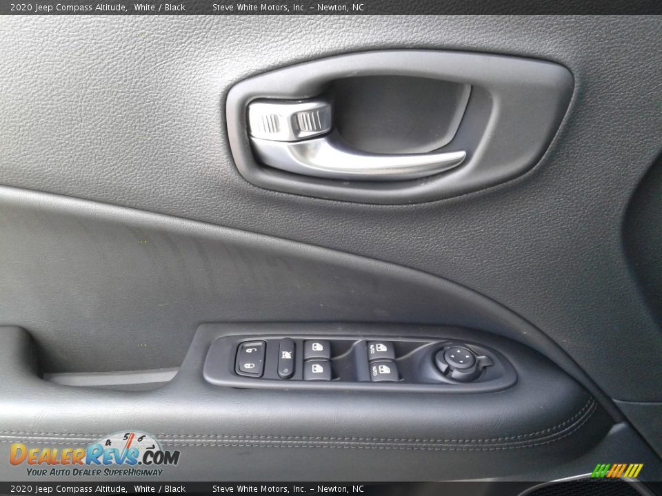 2020 Jeep Compass Altitude White / Black Photo #9