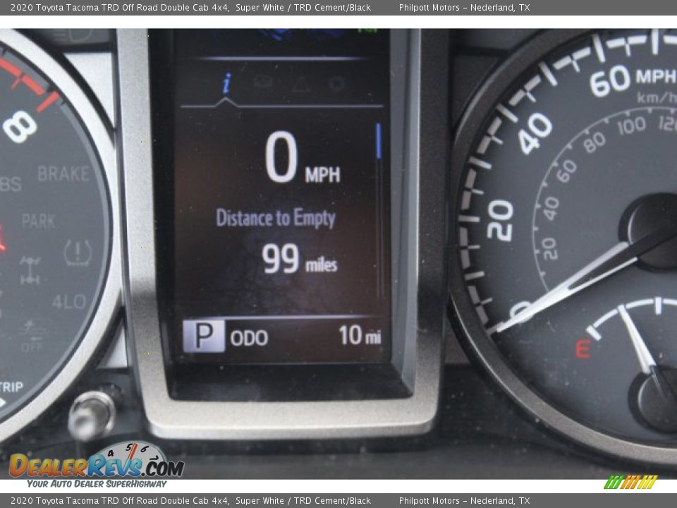 2020 Toyota Tacoma TRD Off Road Double Cab 4x4 Super White / TRD Cement/Black Photo #15
