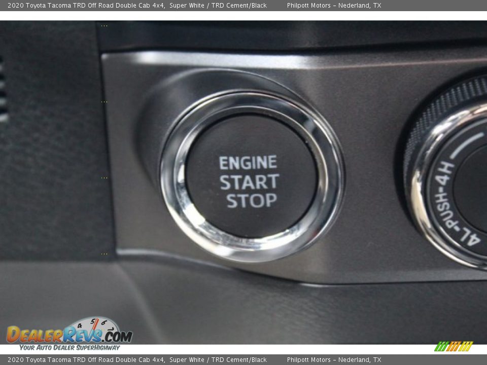 2020 Toyota Tacoma TRD Off Road Double Cab 4x4 Super White / TRD Cement/Black Photo #18