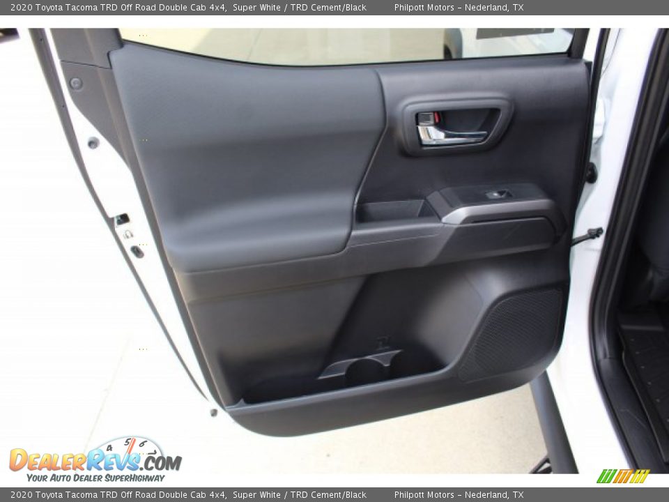 2020 Toyota Tacoma TRD Off Road Double Cab 4x4 Super White / TRD Cement/Black Photo #20