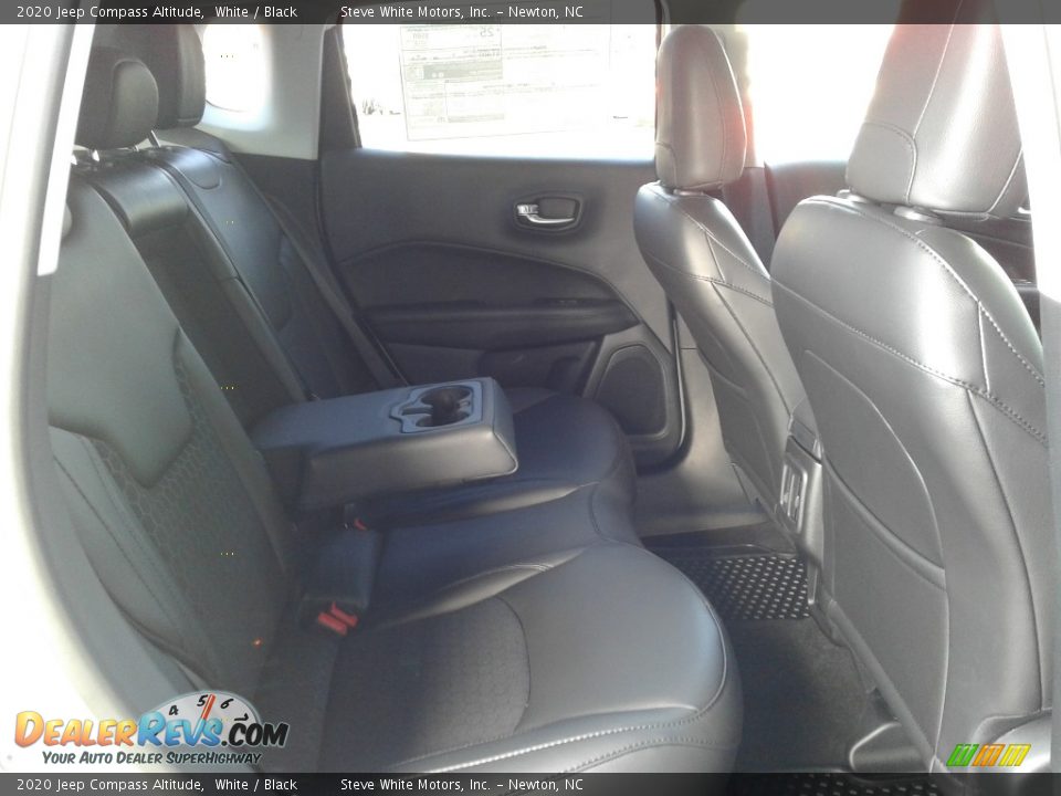 2020 Jeep Compass Altitude White / Black Photo #13