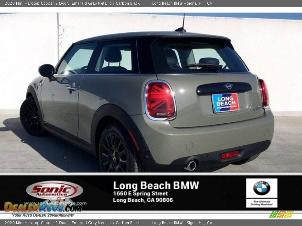 2020 Mini Hardtop Cooper 2 Door Emerald Gray Metallic / Carbon Black Photo #2