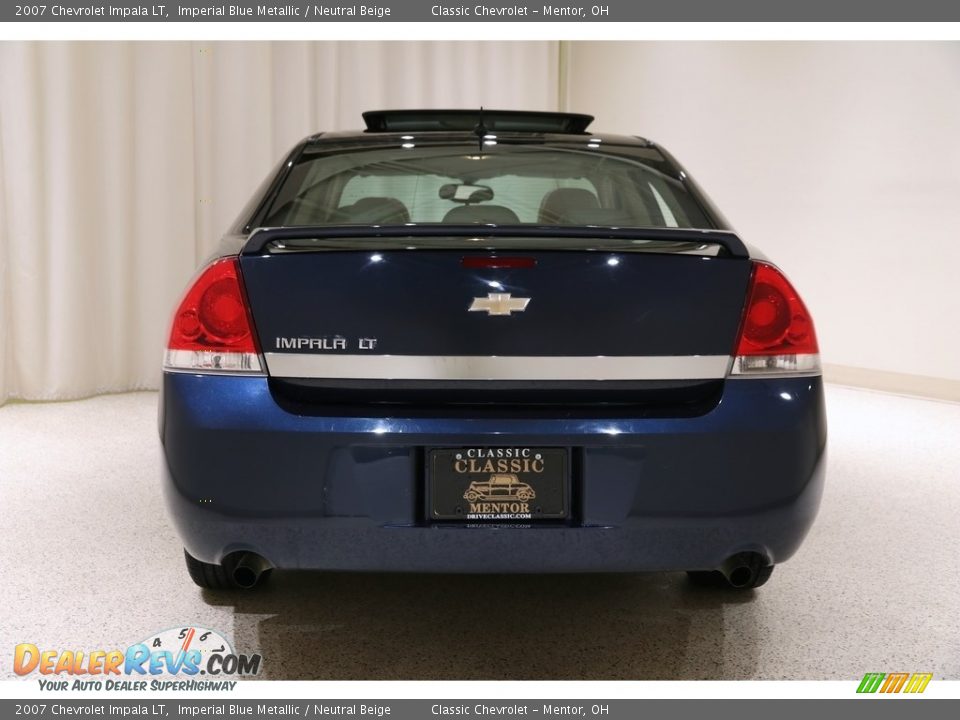 2007 Chevrolet Impala LT Imperial Blue Metallic / Neutral Beige Photo #14