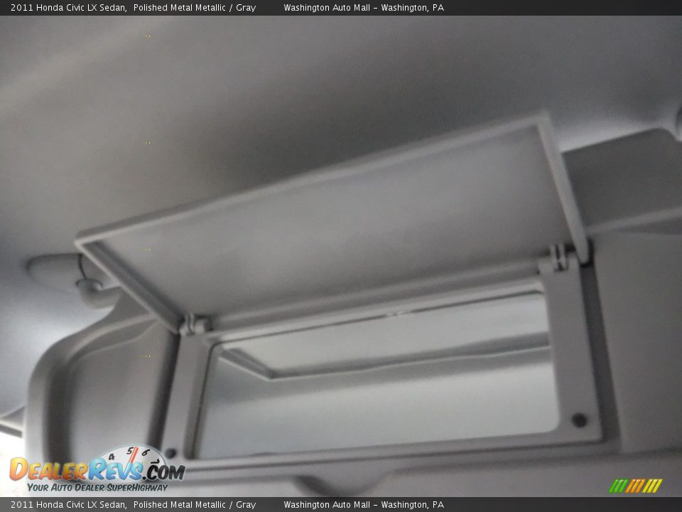 2011 Honda Civic LX Sedan Polished Metal Metallic / Gray Photo #17