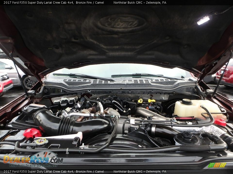 2017 Ford F350 Super Duty Lariat Crew Cab 4x4 Bronze Fire / Camel Photo #2