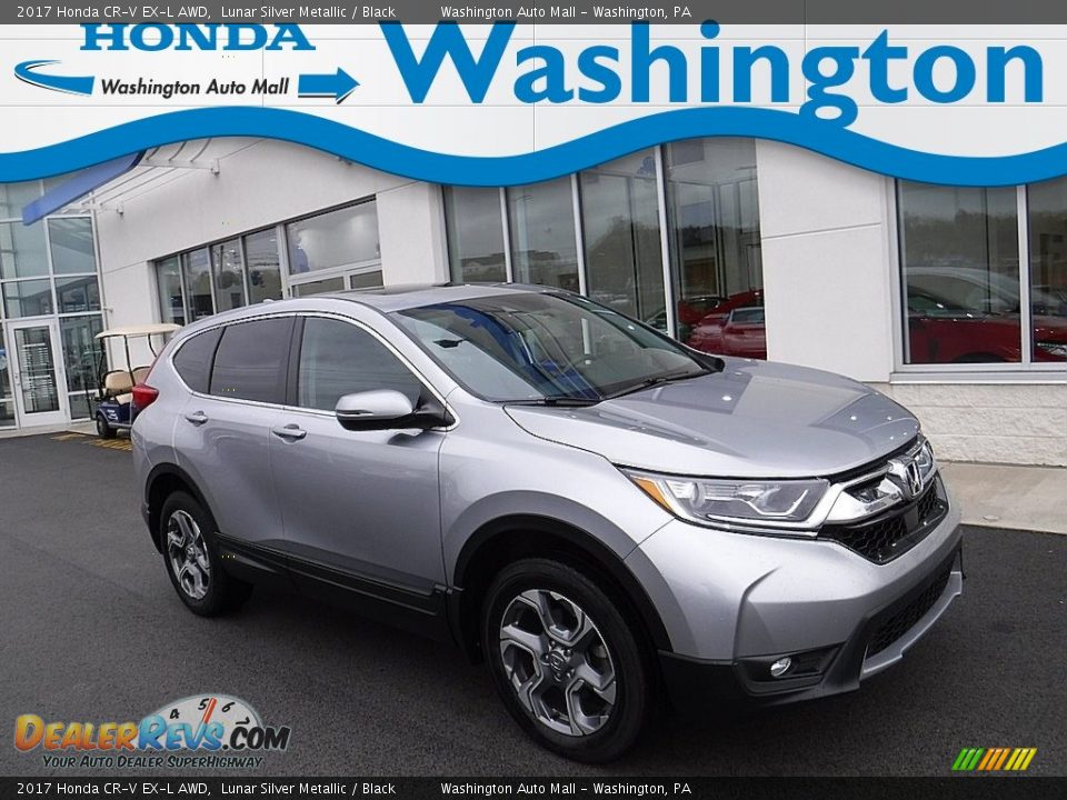 2017 Honda CR-V EX-L AWD Lunar Silver Metallic / Black Photo #1