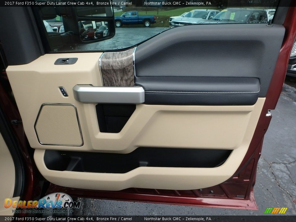 2017 Ford F350 Super Duty Lariat Crew Cab 4x4 Bronze Fire / Camel Photo #6