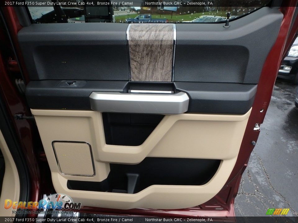 2017 Ford F350 Super Duty Lariat Crew Cab 4x4 Bronze Fire / Camel Photo #7