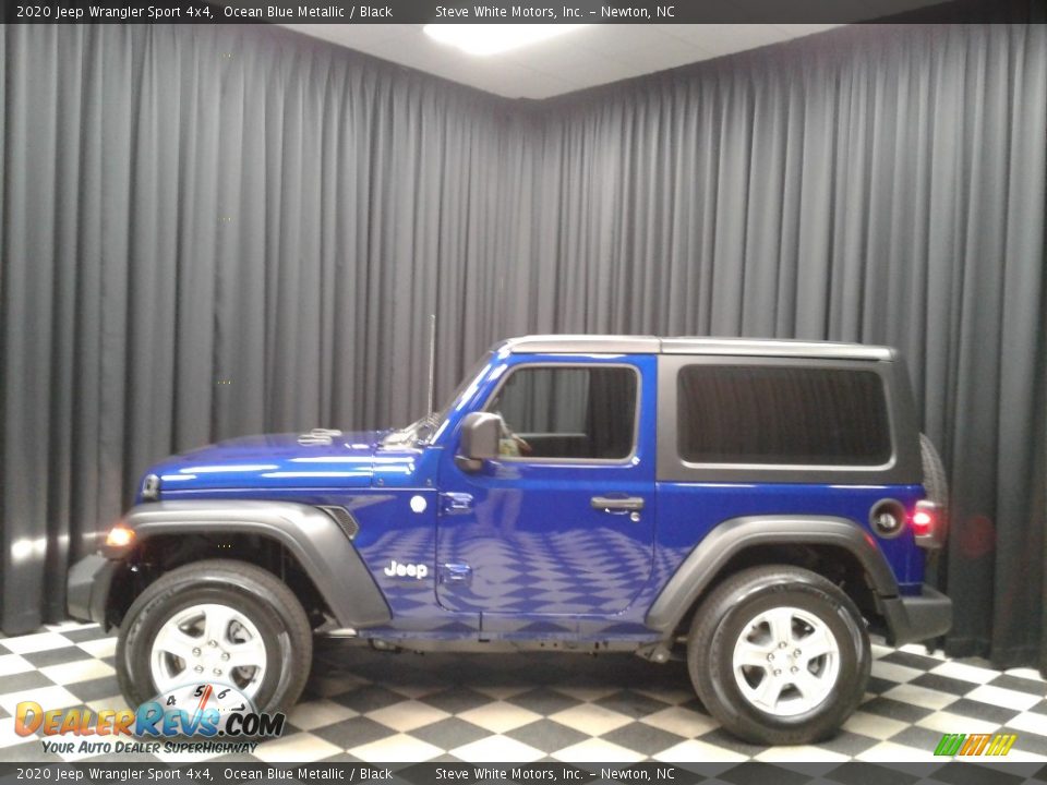 Ocean Blue Metallic 2020 Jeep Wrangler Sport 4x4 Photo #1