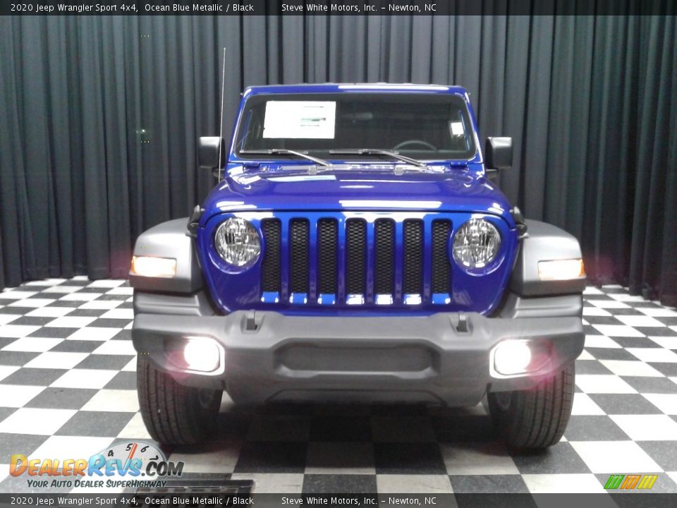 2020 Jeep Wrangler Sport 4x4 Ocean Blue Metallic / Black Photo #3