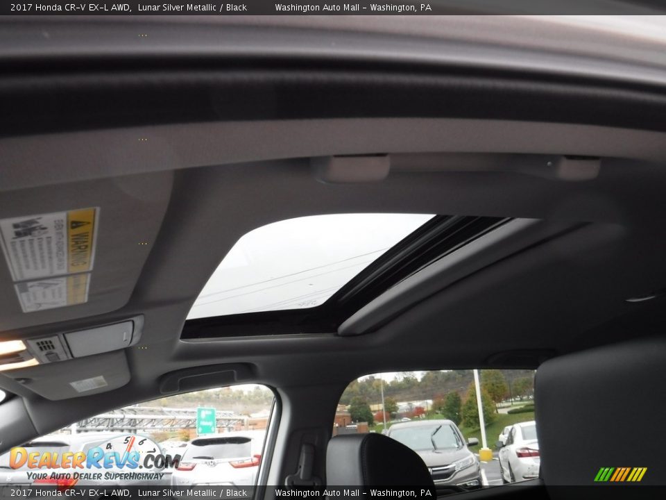 2017 Honda CR-V EX-L AWD Lunar Silver Metallic / Black Photo #12