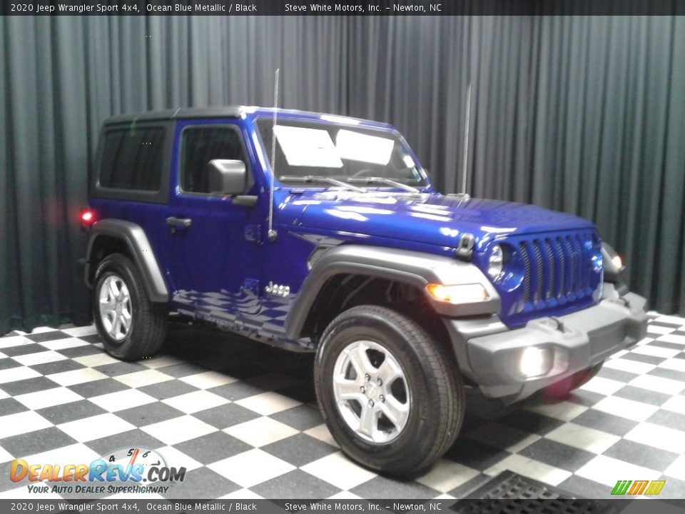 2020 Jeep Wrangler Sport 4x4 Ocean Blue Metallic / Black Photo #4