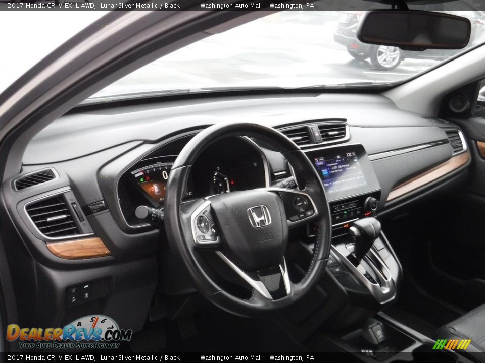 2017 Honda CR-V EX-L AWD Lunar Silver Metallic / Black Photo #13