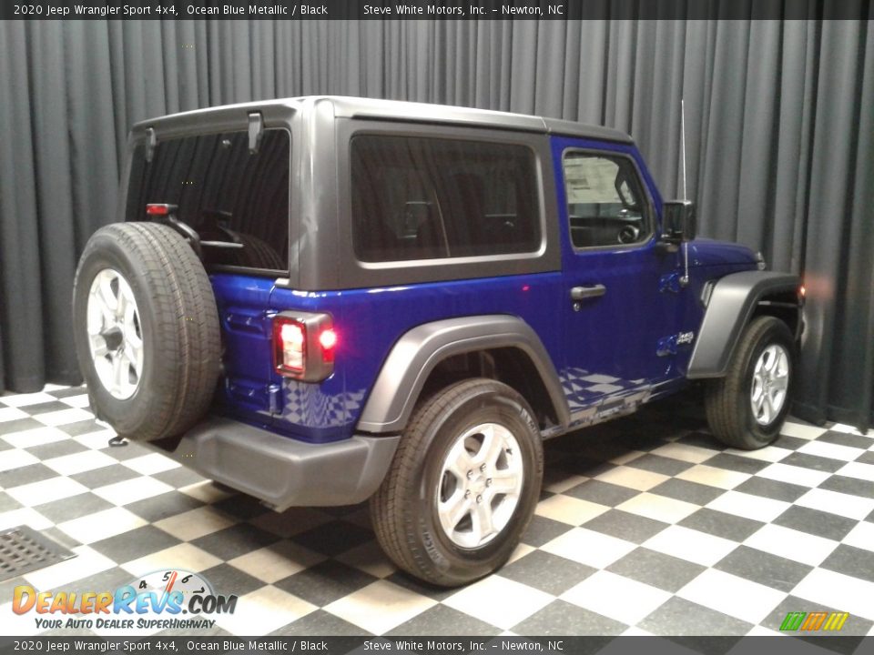 2020 Jeep Wrangler Sport 4x4 Ocean Blue Metallic / Black Photo #6