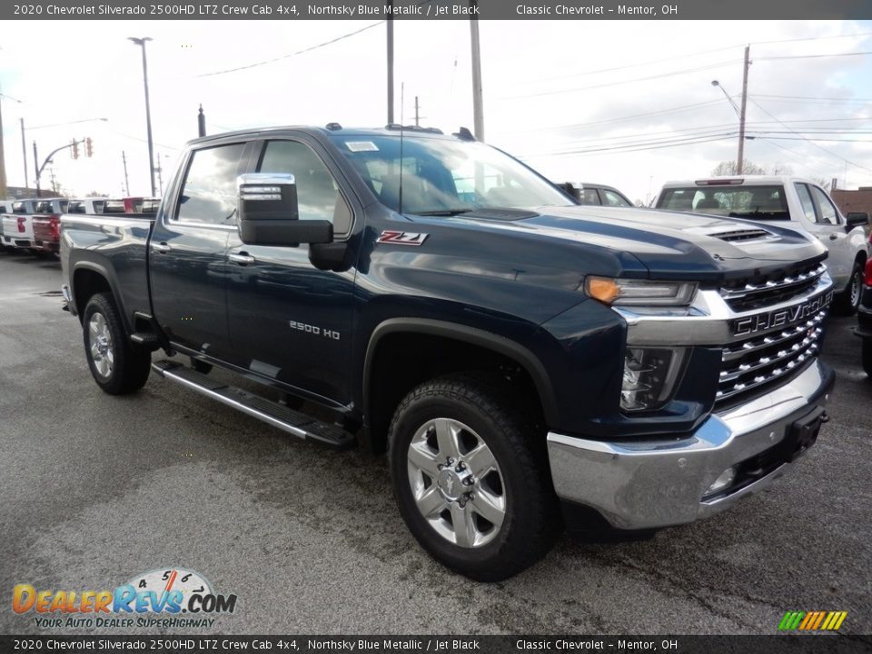 2020 Chevrolet Silverado 2500HD LTZ Crew Cab 4x4 Northsky Blue Metallic / Jet Black Photo #3