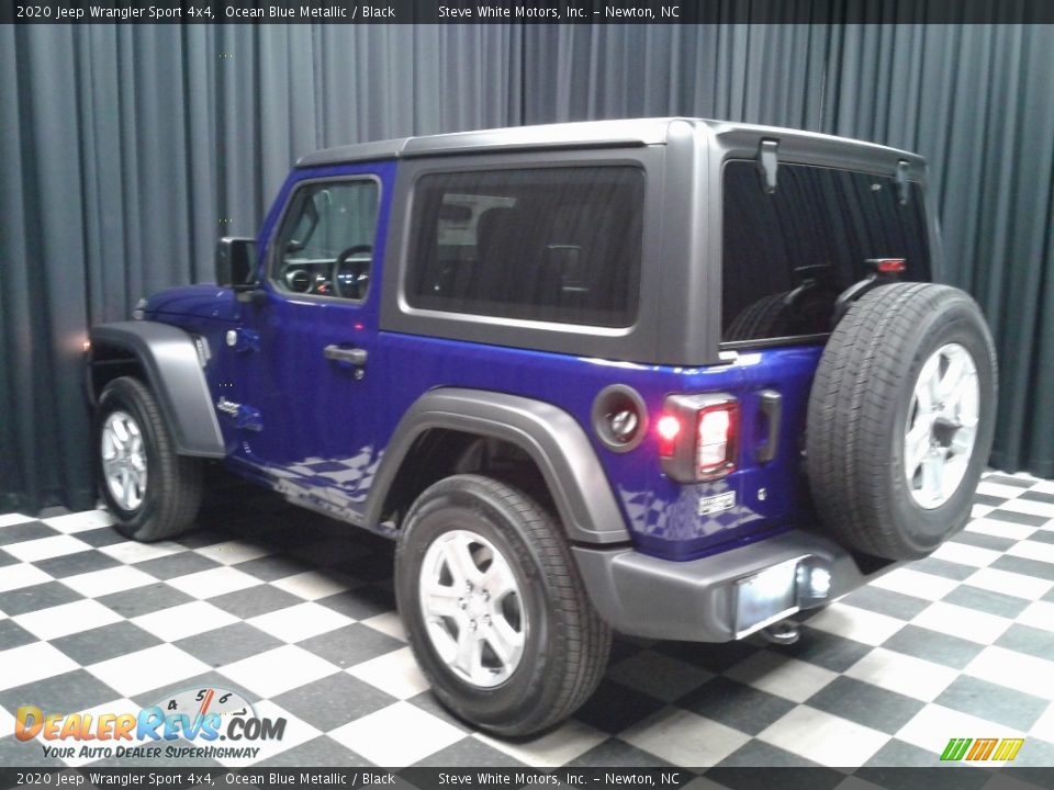 2020 Jeep Wrangler Sport 4x4 Ocean Blue Metallic / Black Photo #8