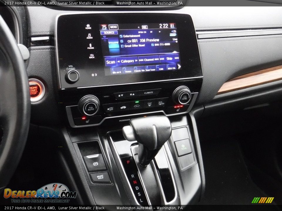 2017 Honda CR-V EX-L AWD Lunar Silver Metallic / Black Photo #19