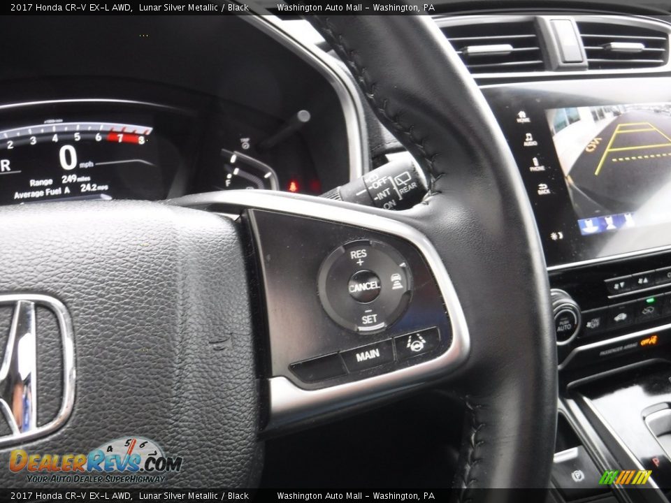 2017 Honda CR-V EX-L AWD Lunar Silver Metallic / Black Photo #22