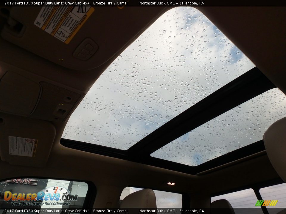 2017 Ford F350 Super Duty Lariat Crew Cab 4x4 Bronze Fire / Camel Photo #16