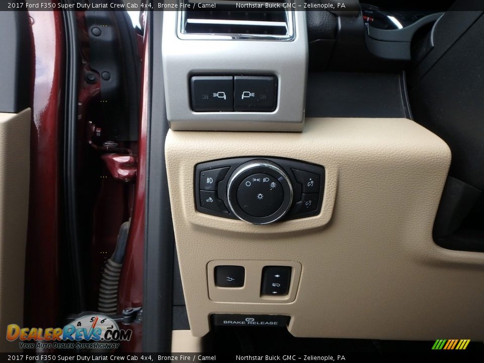 2017 Ford F350 Super Duty Lariat Crew Cab 4x4 Bronze Fire / Camel Photo #17