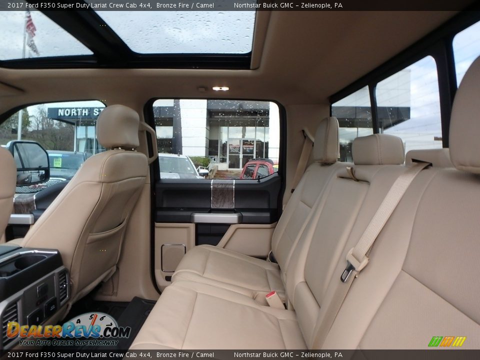 2017 Ford F350 Super Duty Lariat Crew Cab 4x4 Bronze Fire / Camel Photo #19