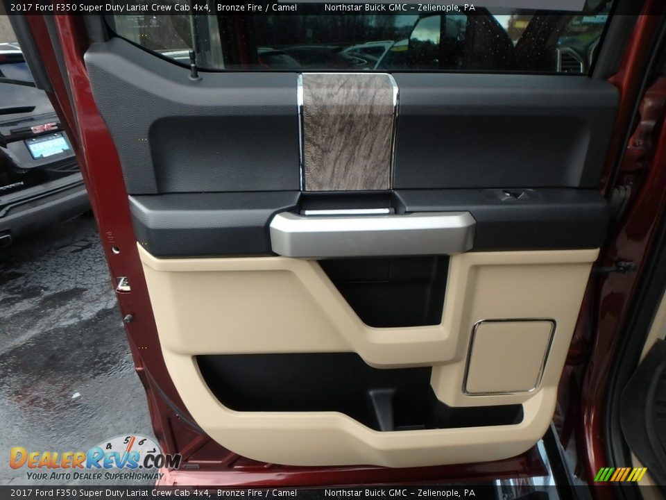 2017 Ford F350 Super Duty Lariat Crew Cab 4x4 Bronze Fire / Camel Photo #21