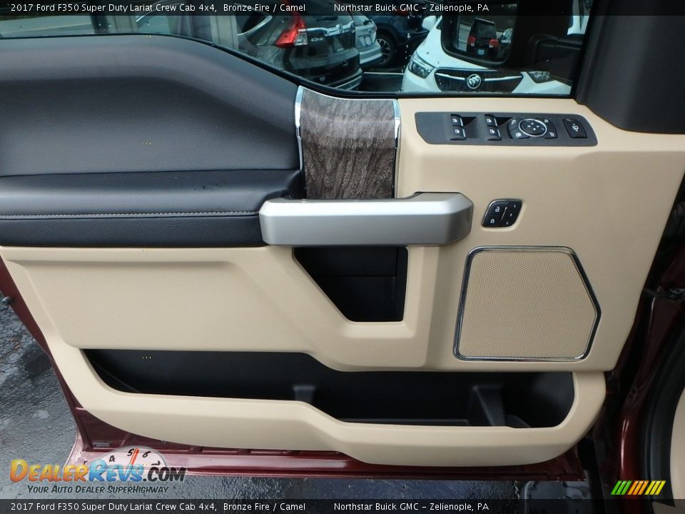 2017 Ford F350 Super Duty Lariat Crew Cab 4x4 Bronze Fire / Camel Photo #22