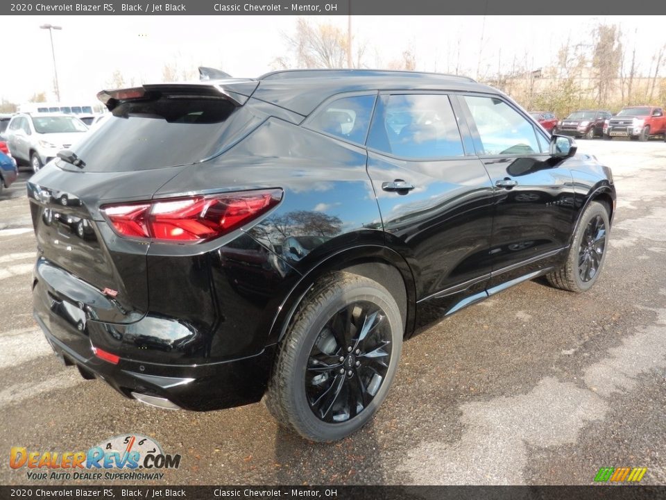 2020 Chevrolet Blazer RS Black / Jet Black Photo #4