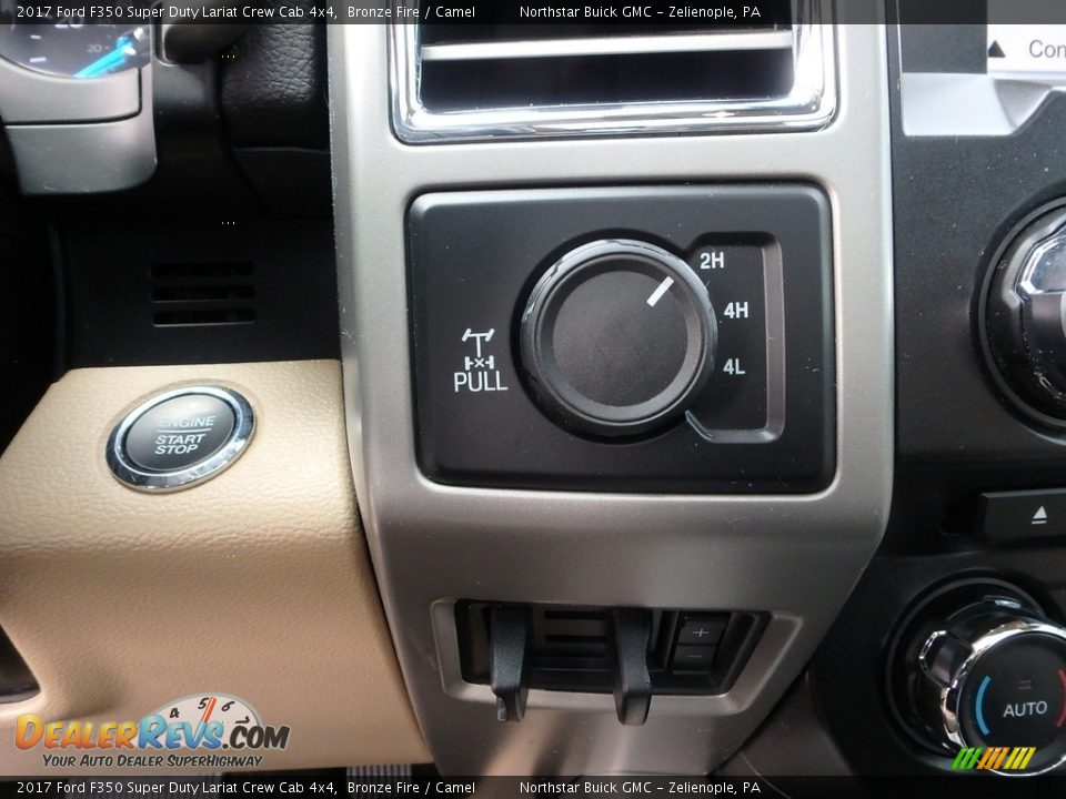 2017 Ford F350 Super Duty Lariat Crew Cab 4x4 Bronze Fire / Camel Photo #24