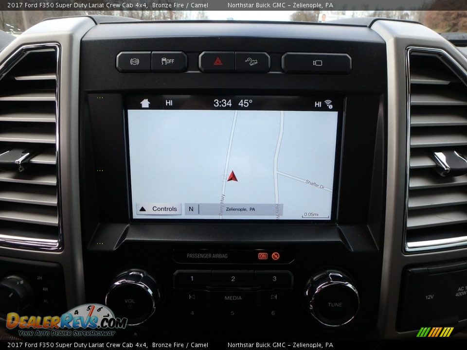 2017 Ford F350 Super Duty Lariat Crew Cab 4x4 Bronze Fire / Camel Photo #26