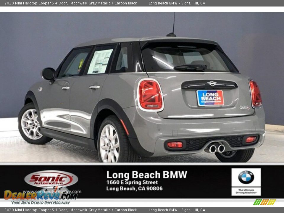 2020 Mini Hardtop Cooper S 4 Door Moonwalk Gray Metallic / Carbon Black Photo #2