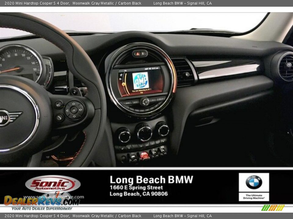 2020 Mini Hardtop Cooper S 4 Door Moonwalk Gray Metallic / Carbon Black Photo #5