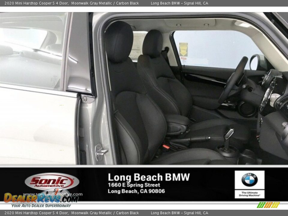 2020 Mini Hardtop Cooper S 4 Door Moonwalk Gray Metallic / Carbon Black Photo #7