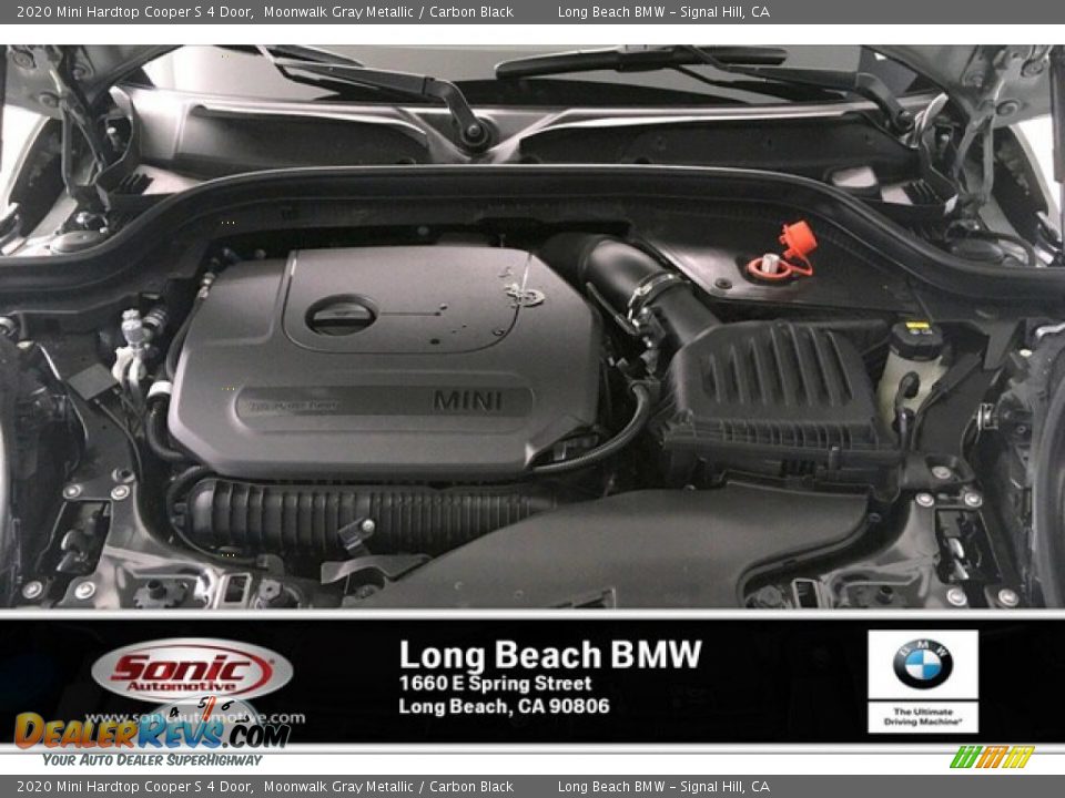 2020 Mini Hardtop Cooper S 4 Door Moonwalk Gray Metallic / Carbon Black Photo #8