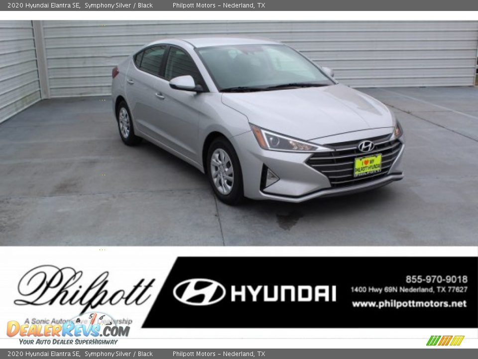 2020 Hyundai Elantra SE Symphony Silver / Black Photo #1
