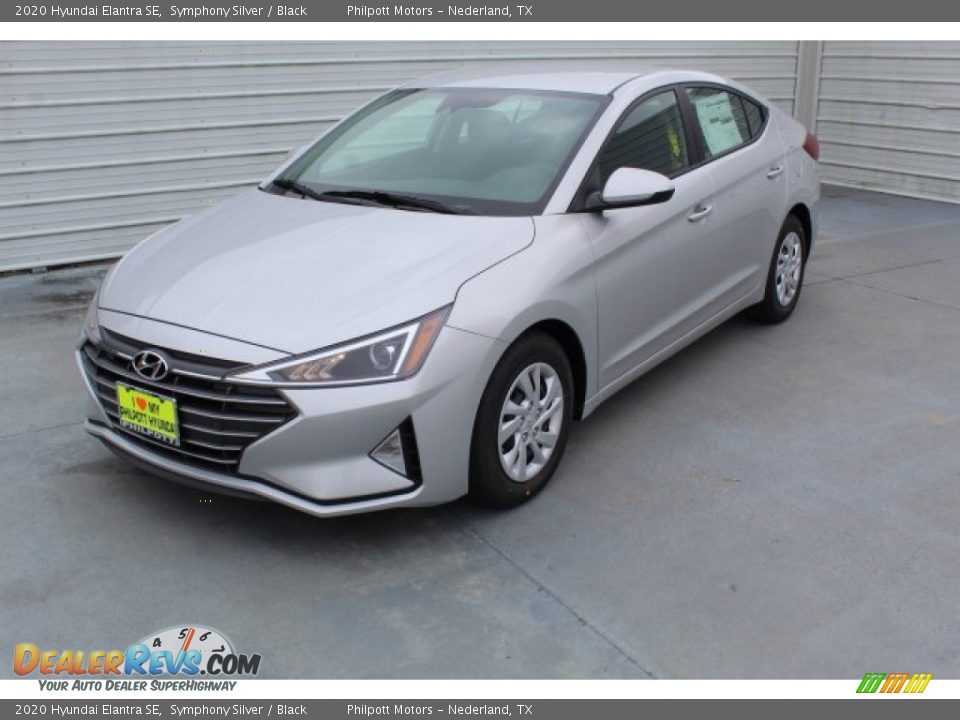 2020 Hyundai Elantra SE Symphony Silver / Black Photo #3