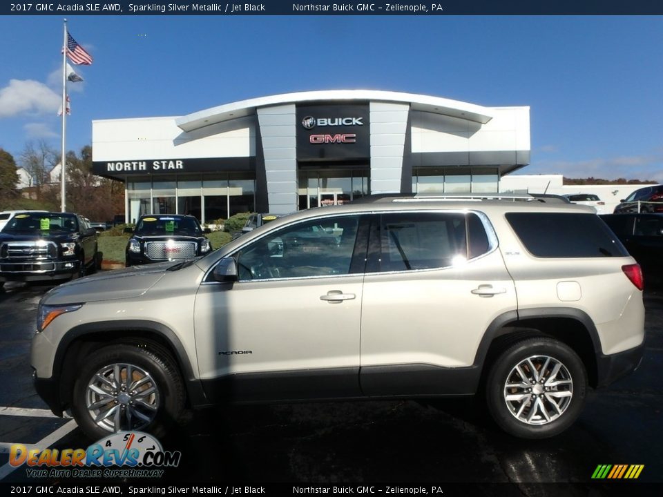 2017 GMC Acadia SLE AWD Sparkling Silver Metallic / Jet Black Photo #1