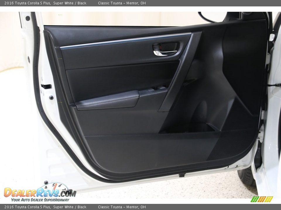 2016 Toyota Corolla S Plus Super White / Black Photo #4