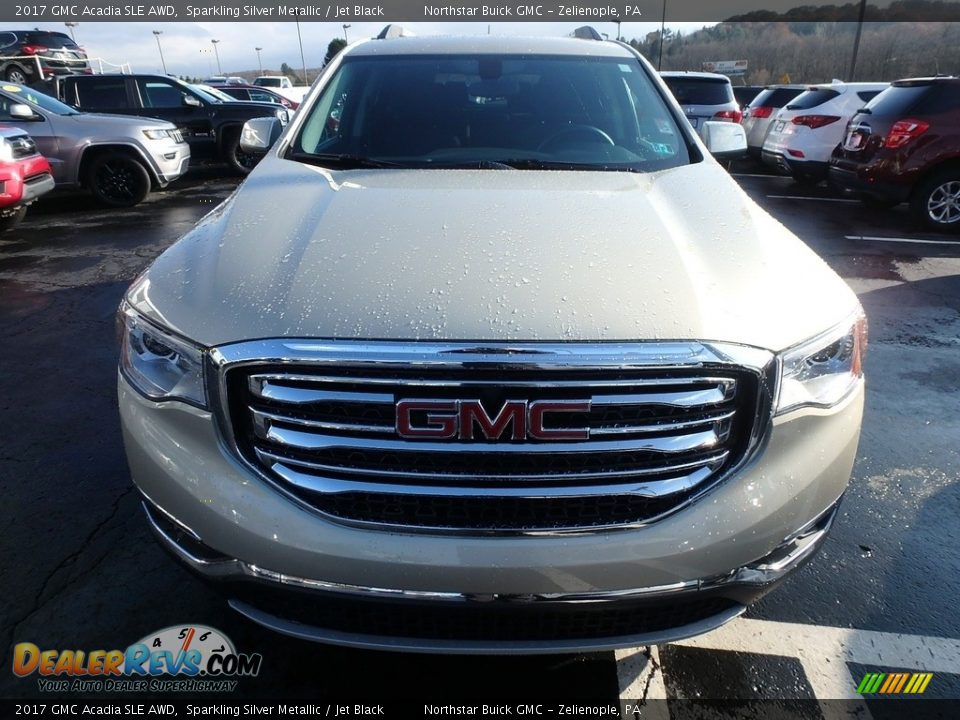 2017 GMC Acadia SLE AWD Sparkling Silver Metallic / Jet Black Photo #3